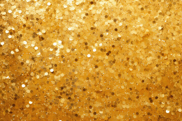 Gold glitter festive sparkle foil texture. Golden background.