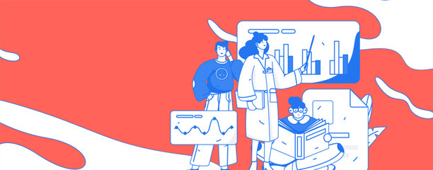 Medical Characters Anti-epidemic Flat Vector Concept Operation Hand Drawn Illustration
