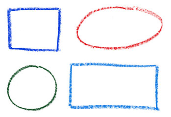 Frame Crayon Drawing