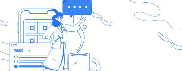 Medical Characters Anti-epidemic Flat Vector Concept Operation Hand Drawn Illustration
