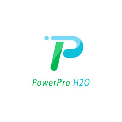 Letter P logo icon design template elements. Power Pro Logo