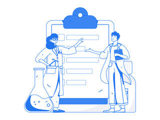 Medical Characters Anti-epidemic Flat Vector Concept Operation Hand Drawn Illustration
