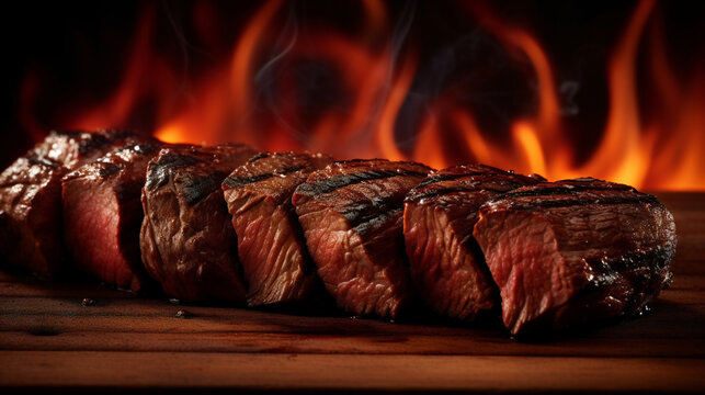 steack grilled Generative AI