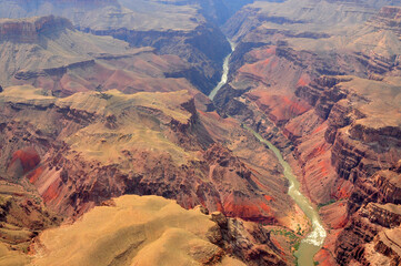 Aerial View Grand Canyon Arizona
