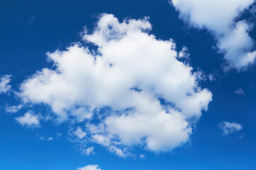 Sky clouds and clear sky at Tver. Russia