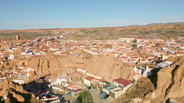 Guadix, Granada  (Andalucia, Spain) Drone