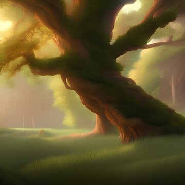 tree on the faity world