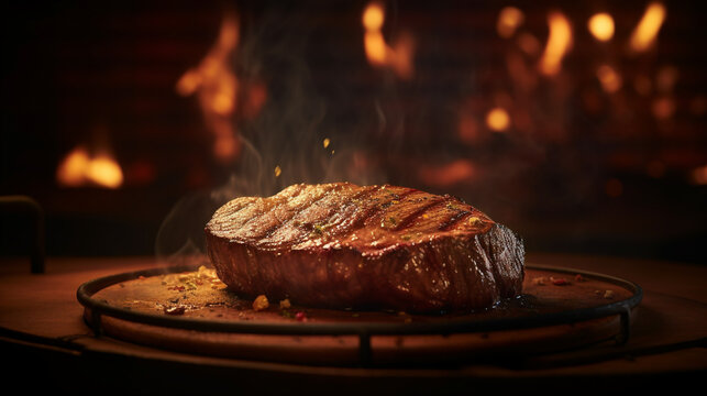 grilled steack Generative AI