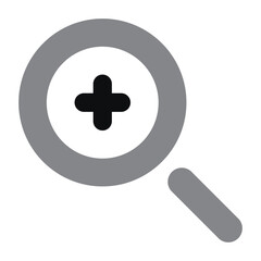 Obraz premium zoom lens icon