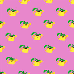 No plastic, go green, Zero waste concepts. Reduce, reuse, refuse, Recycle, Rot - ecological lifestyle and sustainable development. Flat hand drawn style illustrations seamless pattern vector drawing.