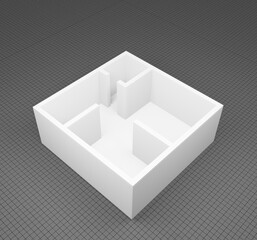 Model 3D mieszkania 