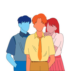 Student  are trying hard to study 