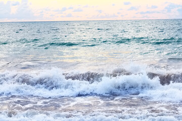 sea foam on the sand abstract background abstract water ocean