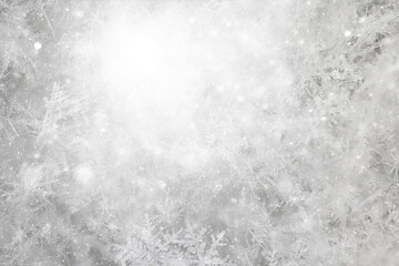 ice snow crystals background abstract white winter