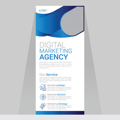 Digital marketing agency business rollup banner creative design