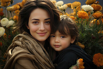 Mother and baby, Generative AI