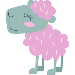 Sheep Cute Character