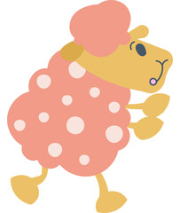 Sheep Cute Character