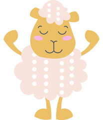 Sheep Cute Character