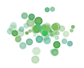 Enigmatic Elegance Transparent Green Bokeh Revealing the Elemental Essence