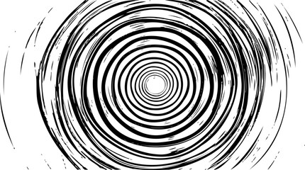 Circular starburst explosion texture. Distressed uneven grunge background. Abstract vector illustration. Overlay to create interesting effect and depth. Isolated on white background.