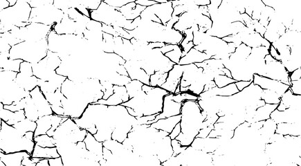 Scratched and Cracked Grunge Urban Background Texture Vector. Dust Overlay Distress Grainy Grungy Effect. Distressed Backdrop Vector Illustration. Isolated Black on White Background. EPS 10.