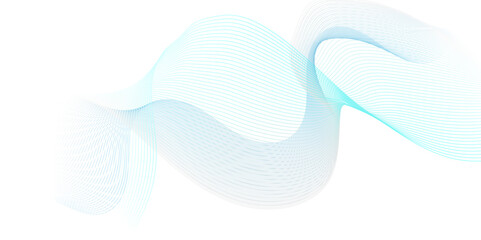 Abstract blue flowing wave lines background. Modern glowing moving lines design. Modern blue moving lines design element. Futuristic technology concept. Vector illustration.