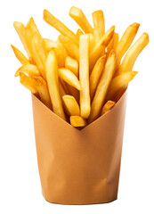 French fries craft pack on a white or transparent background
