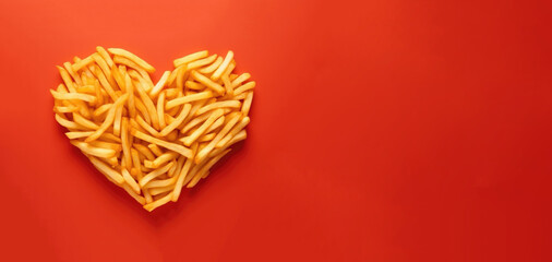 heart shaped french fries