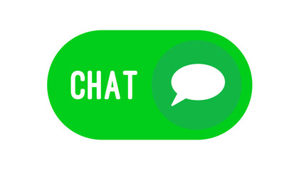 Chat icon for web and web pages. Vector and isolated on transparent background