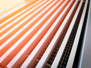 heating radiator close-up, concept of heating a residential building