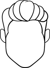 Man face clipart