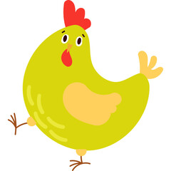 Chicken Cute Character
