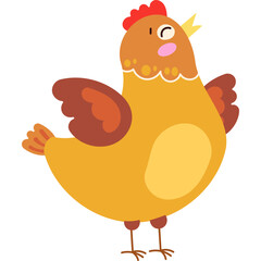 Chicken Cute Character
