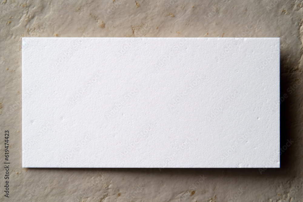 Poster empty white paper mockup blank on gray background generative ai