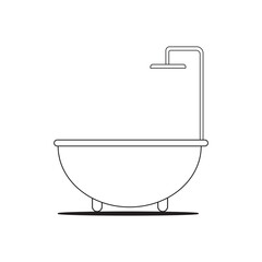 illustration of a bathroom