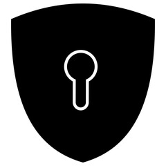 Security icon vector. Protect illustration sign. Access  symbol or logo.