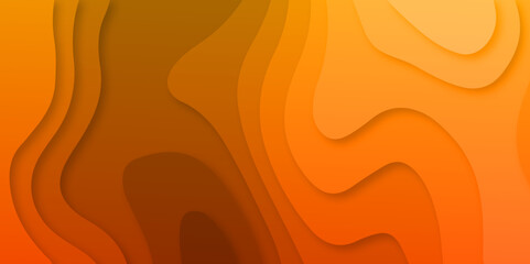 Abstract 3d orange papercut out background texture design. For web, wall paper, brochure and other pattern designs. abstract multi-layer 3d seamless background.	
