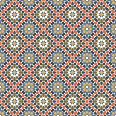 Seamless geometric pattern. Arabic style Zellij