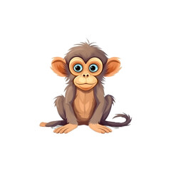 cartoon monkey made by midjeorney