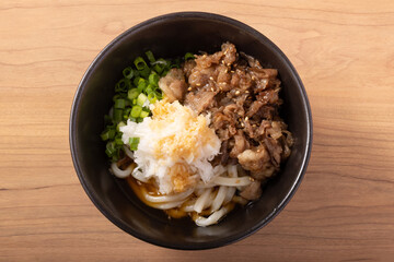 鬼おろし肉ぶっかけうどん