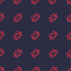 Decorative Asian Folk Seamless Pattern. Traditional Ornament of Asian Nomads: Kyrgyz, Kazakhs, Bashkirs, Tatars, Yakut, Mongols. Ethnic Vector Illustration for Paper Products, Textiles.