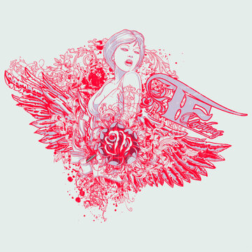 Vector t-shirt design