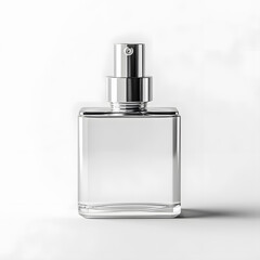 bottle of perfume is on a white surface