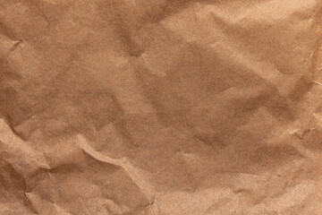 Naklejka premium Abstract Crumpled And Creased Recycle Brown Paper Texture Background