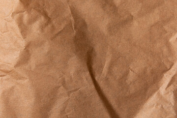 Naklejka premium Abstract Crumpled And Creased Recycle Brown Paper Texture Background