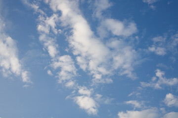 Blue sky with clouds background