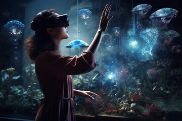 Virtual Reality Experience 3 - obrazy, fototapety, plakaty