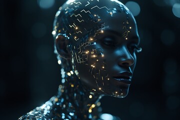 Obraz premium AI Humanoid