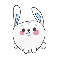 Sticker Hare Character